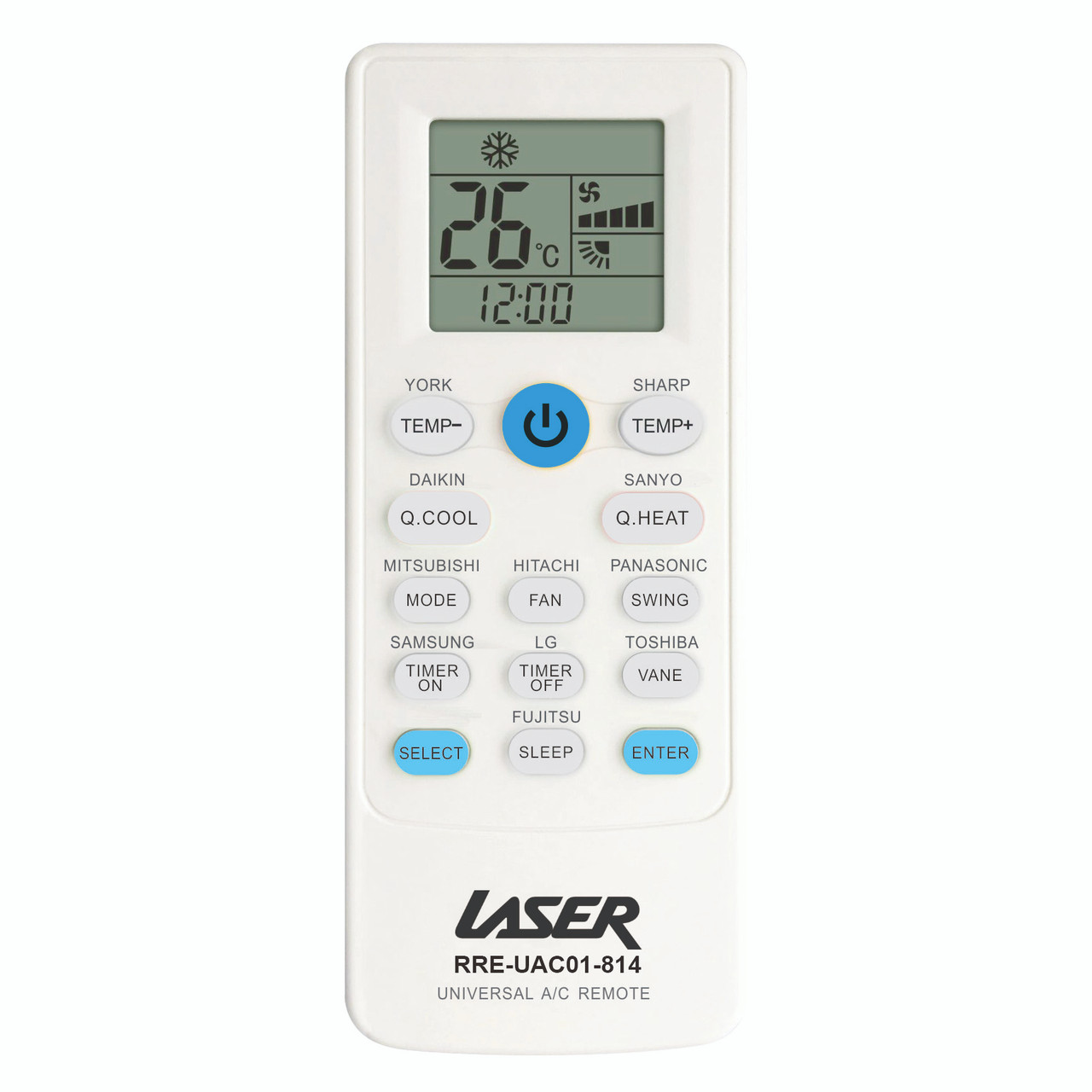 V1031-RRE-UAC01-814-202506191013-00 Laser Universal Air Conditioner Remote Control - Image 1