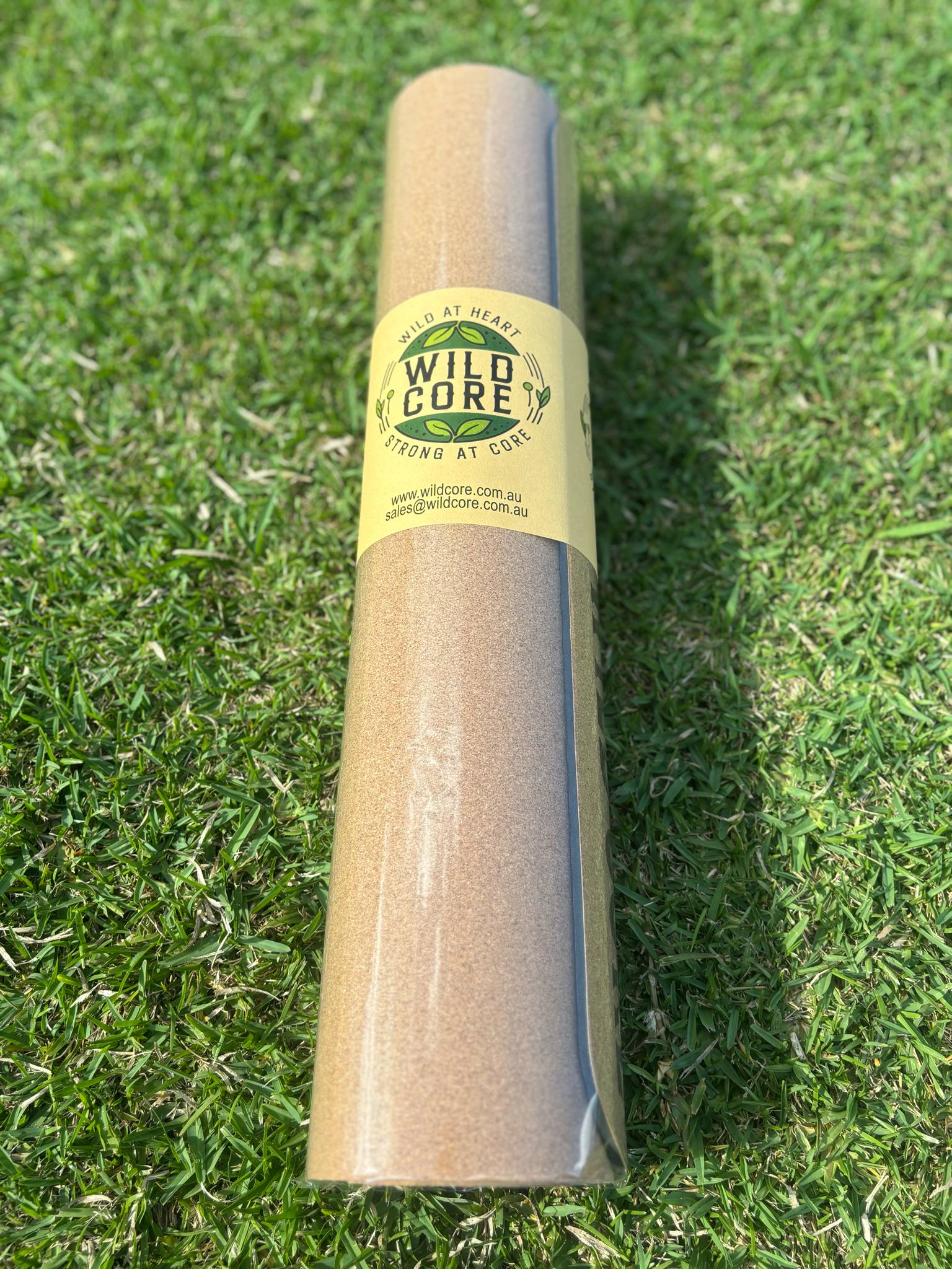 V1035-WC-YM-CORK-TPE-NAT-202505301220-00 Wild Core - Premium cork yoga mat - Image 1