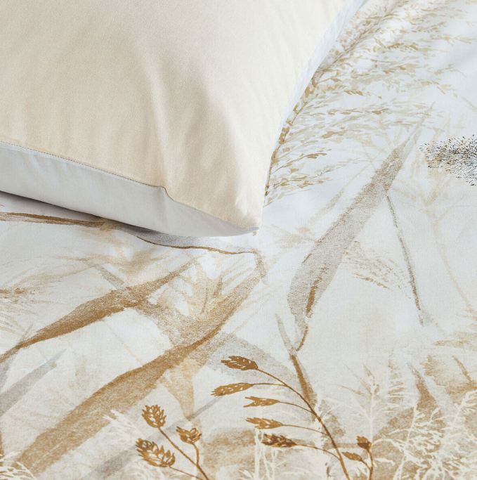 V107-1606879-200831-00 Florine Cotton Percale Sand Quilt Cover Sets by Bedding House King - Image 1