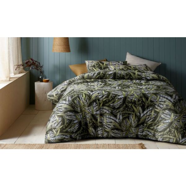 V107-5094994-200695-00 Styx Washed Cotton Printed Quilt Cover Set by Accessorize Queen - Image 1