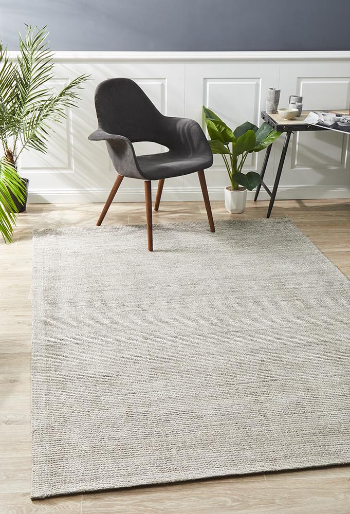 V107-ALU-STONE-400X300-217916-00 Allure Stone Cotton Rayon Rug by Rug Culture - 400x300CM - Image 1