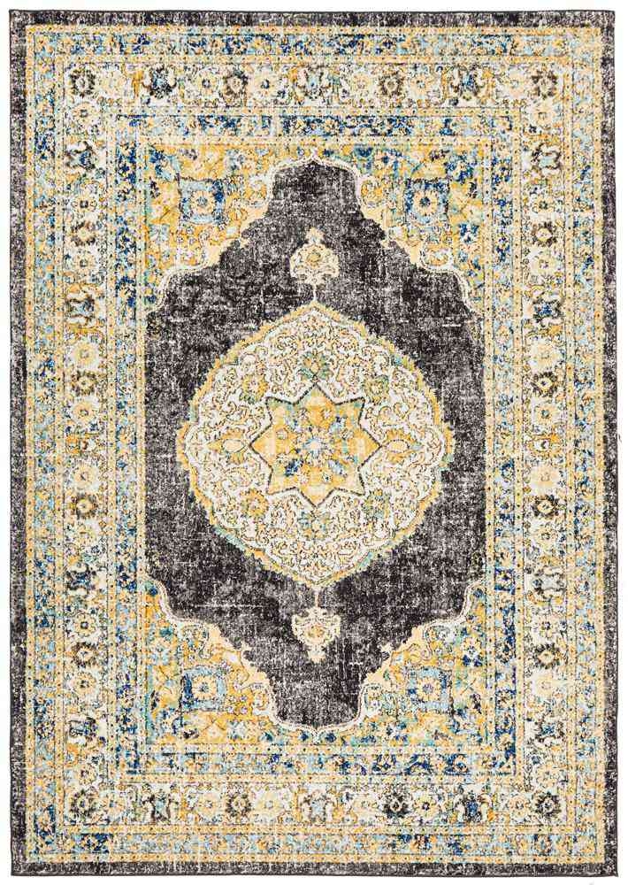 V107-CEN-955-CHAR-290X200-208015-00 Century 955 Charcoal by Rug Culture - 290X200CM - RECTANGLE - Image 1