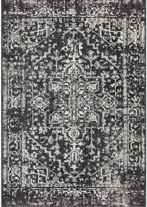 V107-EVO-253-CHAR-400X300-208136-00 Evoke 253 Charcoal by Rug Culture -400X300CM - RECTANGLE - Image 1