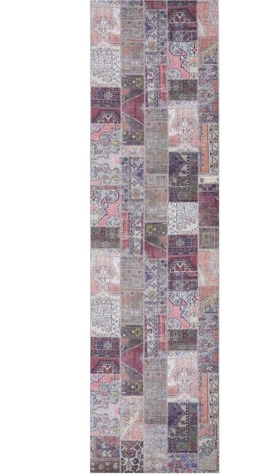 V107-ILU-178-EARTH-300X80-208532-00 Illusions 178 Earth Runner by Rug Culture-300X80CM - RUNNER - Image 1