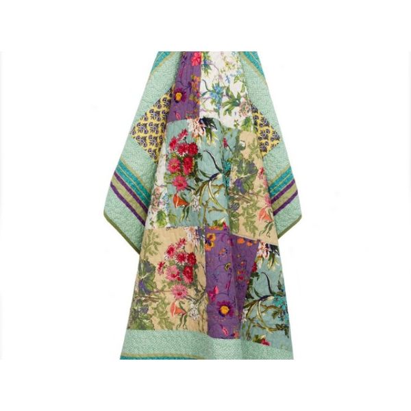 V107-KD6040TH-197569-00 Cosmic Floral 100% Cotton Throw - Image 1