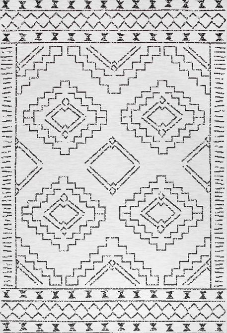 V107-KIN-LEEROY-220X150-207369-00 Kindred Leeroy White by Rug Culture-220X150CM - RECTANGLE - Image 1