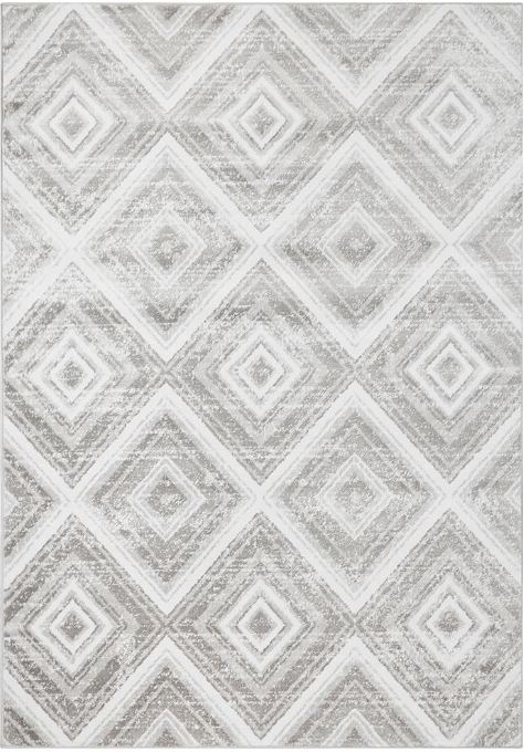 V107-MET-616-SIL-290X200-208140-00 Metro 616 Silver by Rug Culture-290X200CM - RECTANGLE - Image 1