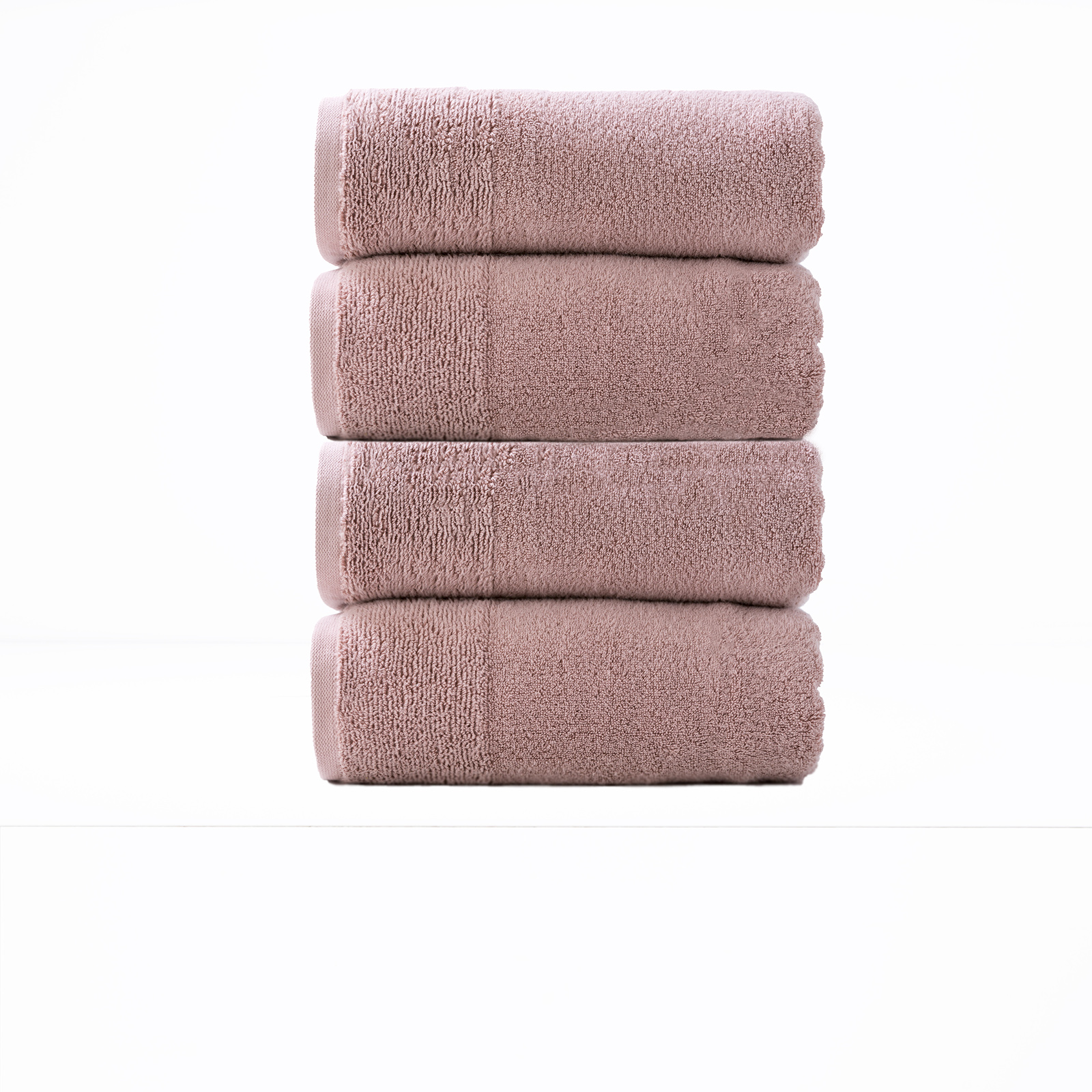 V107-SH314385-196412-00 Aireys 650 GSM Zero Twist 4 Piece Cherwood Bath Towel by Renee Taylor - Image 1