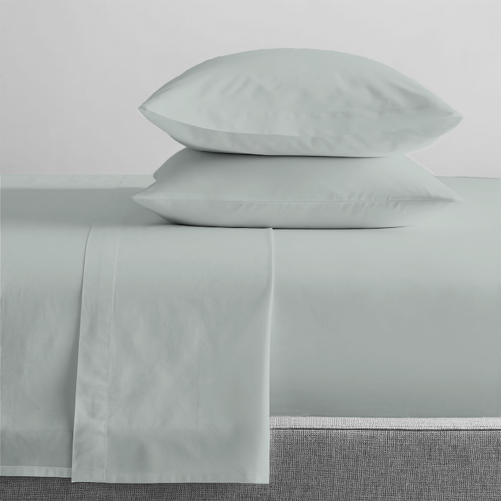 V107-SH314830-196308-00 300 Thread Count 100 % Organic Cotton Sage Sheet Sets by Renee Taylor Single - Image 1