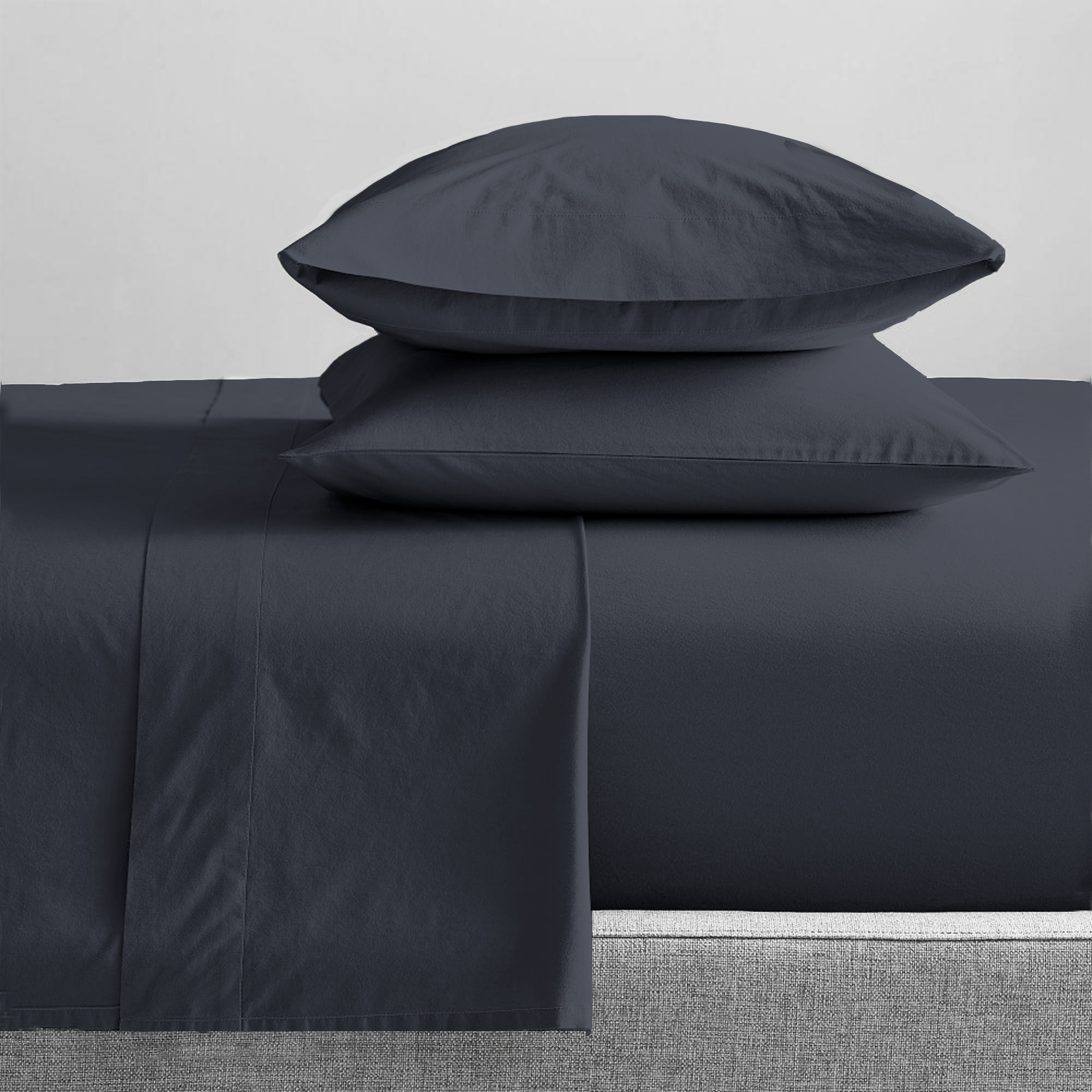 V107-SH317125-196451-00 300 Thread Count 100 % Organic Cotton Turbulence Sheet Sets by Renee Taylor Long Single - Image 1