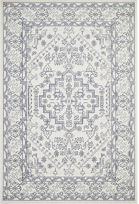 V107-SSD-5555-WHT-320X230-207803-00 Seaside 5555 White by Rug Culture-320X230CM - RECTANGLE - Image 1