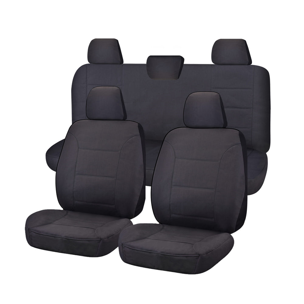 V121-CHTMAMR108_CHTMAMR108_5d49de4d-3d05-4b5c-8570-d6309b5d4af4 Seat Covers for VOLKWAGEN AMAROK 2H SERIES 02/2011 ? ON DUAL CAB FR CHARCOAL CHALLENGER - Image 1