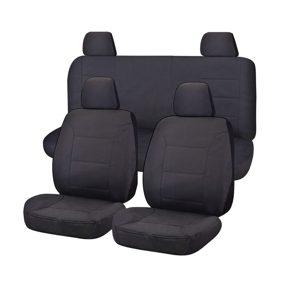 V121-CHTMNAV208_CHTMNAV208_f9ae19e5-2943-45c4-bd72-167b670d6cd3 Challenger Canvas Seat Covers - For Nissan Frontier D40 Series Dual Cab (2006-2015) - Image 1