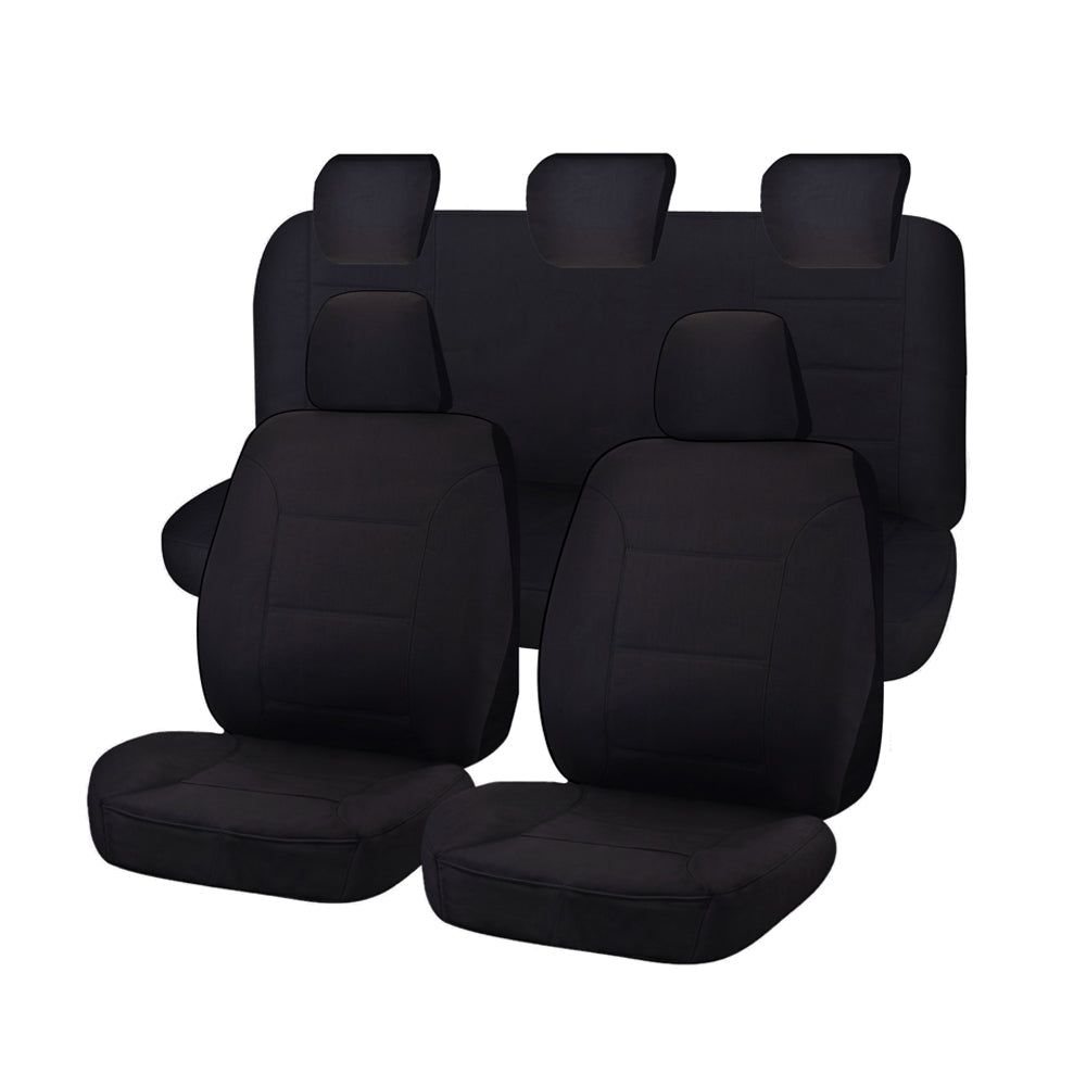 V121-CHTMRG1004_CHTMRG1004 Seat Covers for FORD RANGER PXII SERIES 16/2015 - ON DUAL CAB FR BLACK CHALLENGER - Image 1