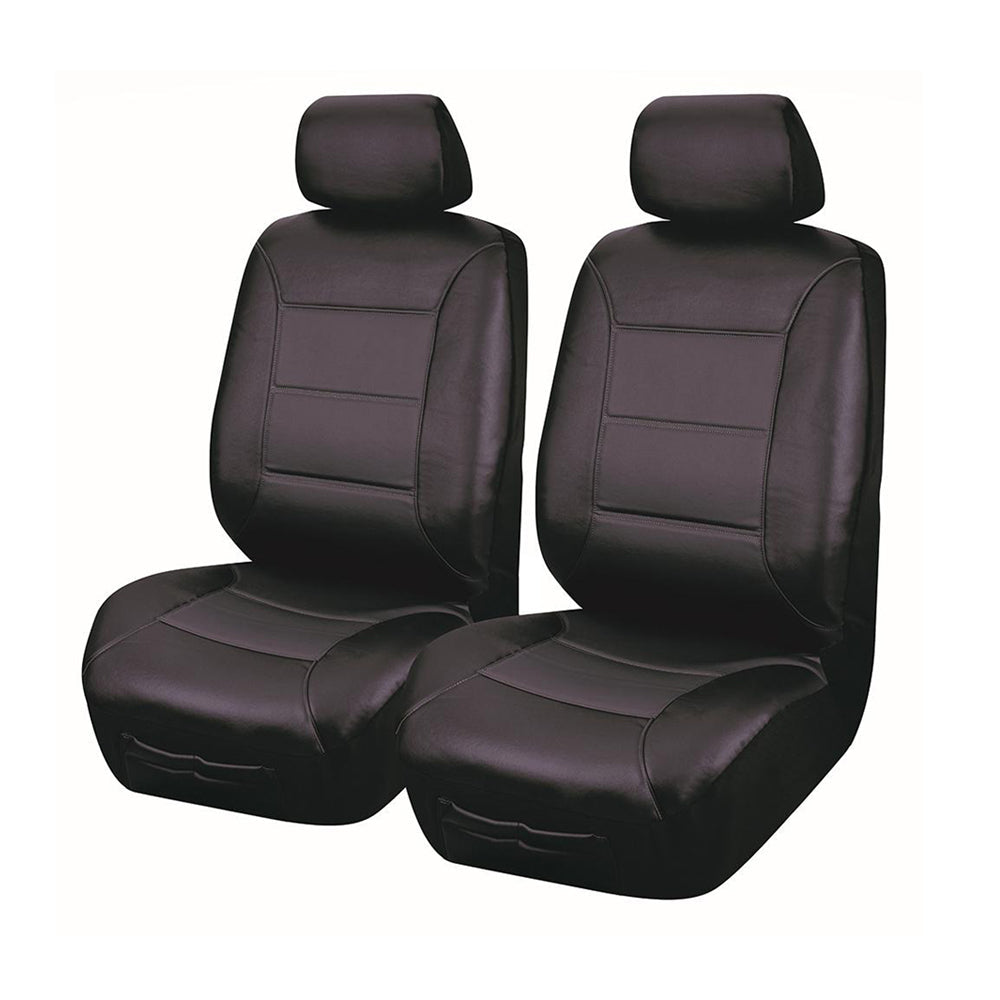 V121-ELA3504_ELA3504 Universal El Toro Series Ii Front Seat Covers Size 30/35 | Black/Black - Image 1