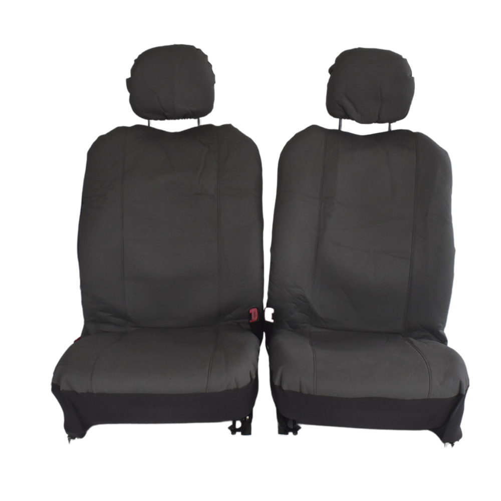 V121-TMDCOLO08CHALGRY_3_5ef4bf7e-a30e-4c69-8089-56207df85cce Challenger Canvas Seat Covers - For Chevrolet Colorado Dual Cab (2008-2012) - Image 1
