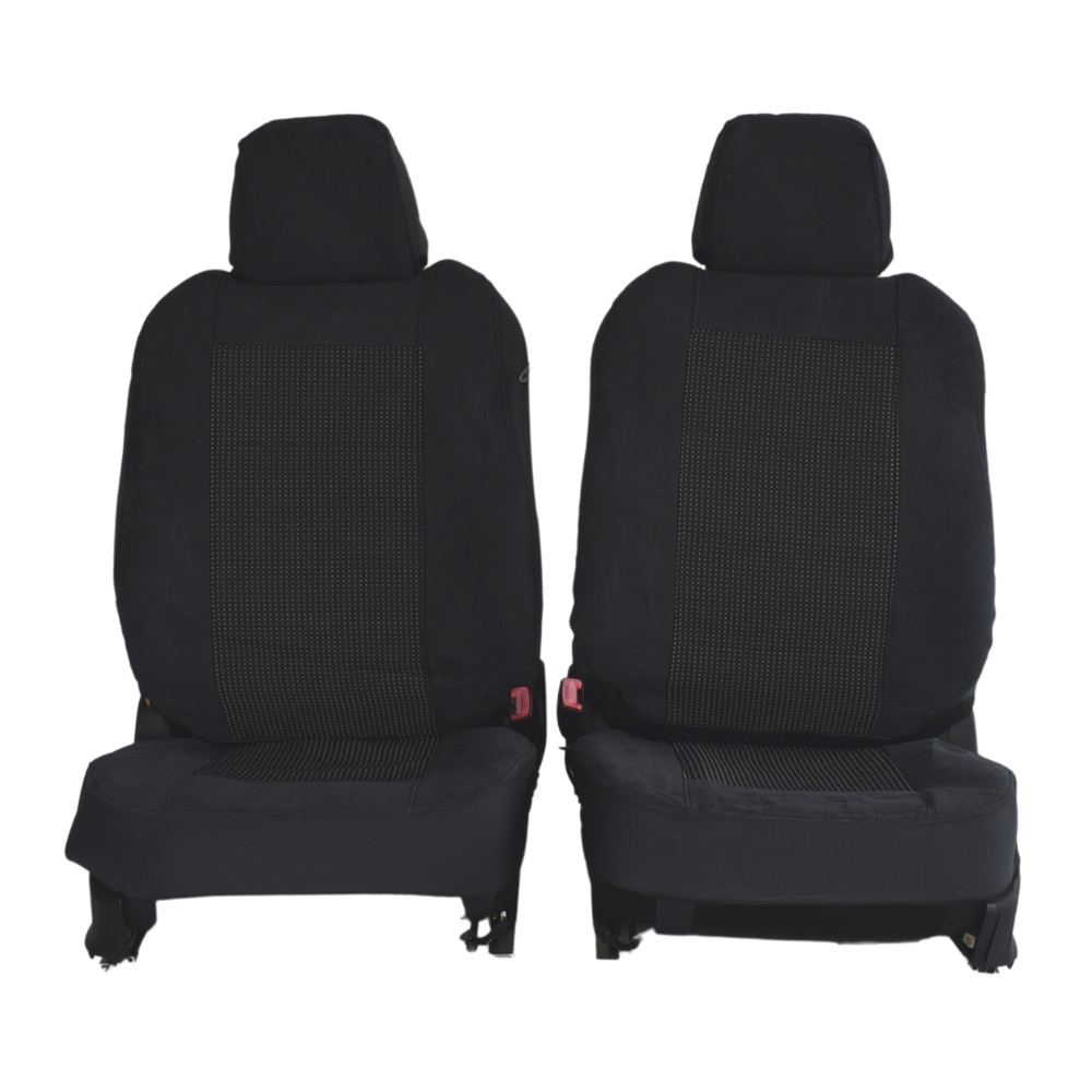 V121-TMDNAVA09PRESBLK_3_f539678b-6261-4917-984a-638bcbea4612 Prestige Jacquard Seat Covers - For Nissan Frontier Dual Cab (2009-2020) - Image 1