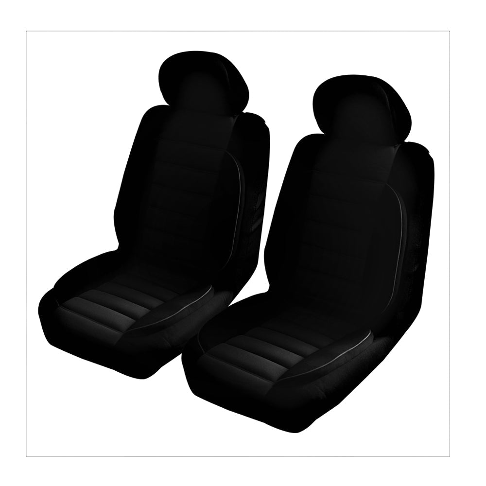 V121-UNICOMP30BLK_UNICOMP30BLK_6bbd00ce-0e68-4b74-8f92-9a65b2435524 Universal Comfort Plus Front Seat Covers Size 30/35 | Black - Image 1