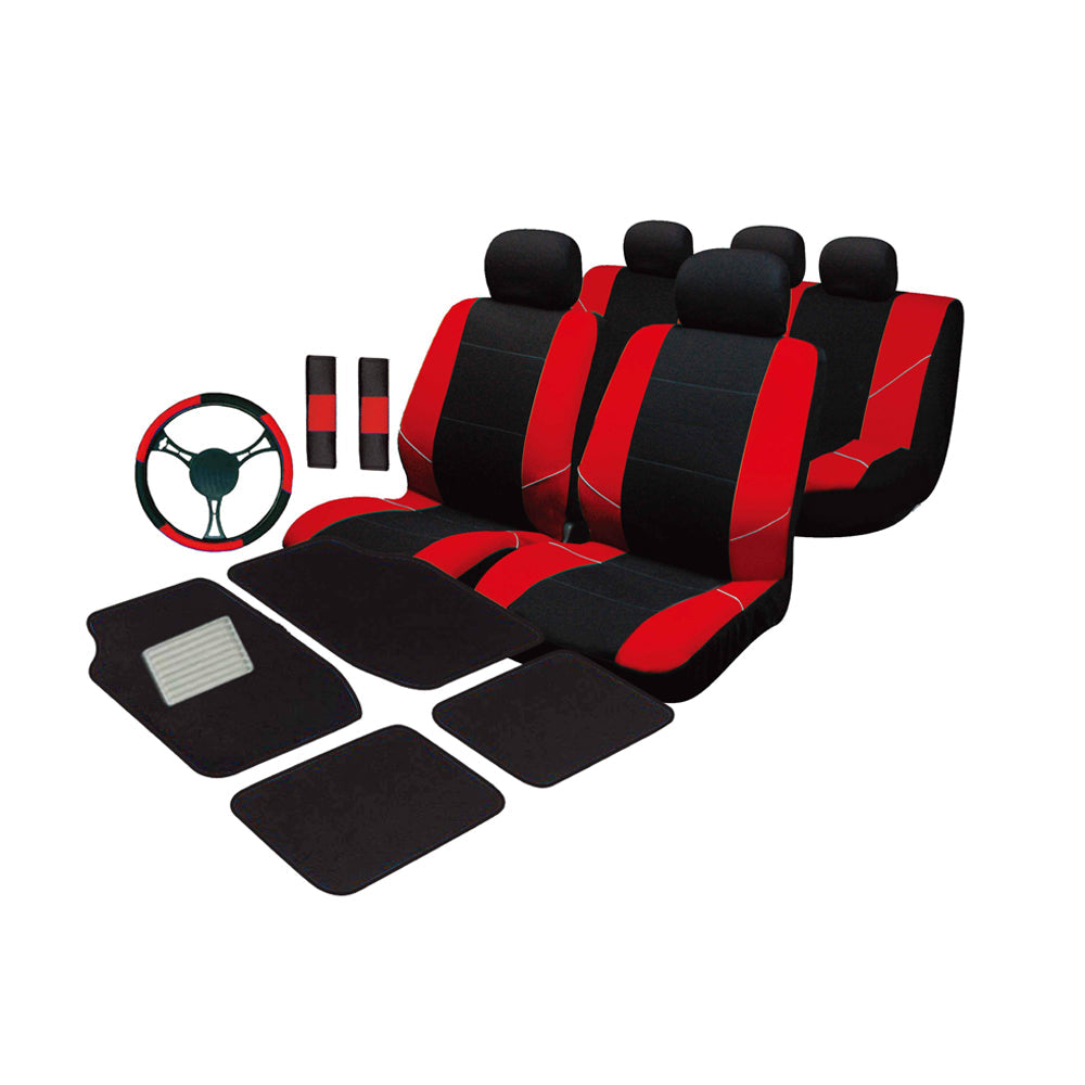 V121-UNIULTIVPRED_UNIULTIVPRED Universal Ultimate Car Accessories Value Pack - Red - Image 1