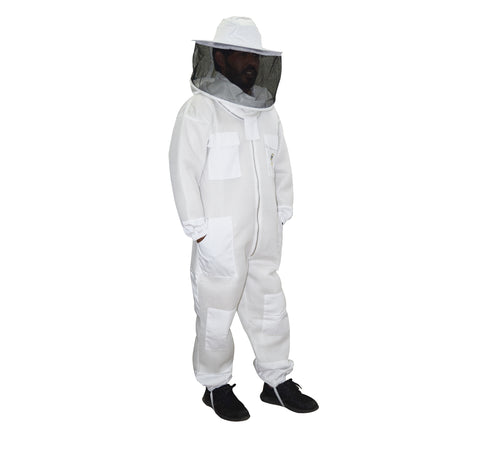 V122-OZ-12514-DSC_1021-resize_500x-00 Beekeeping Bee Suit 2 Layer Mesh Round Head Style Ultra Cool & Light Weight - XL - Image 1