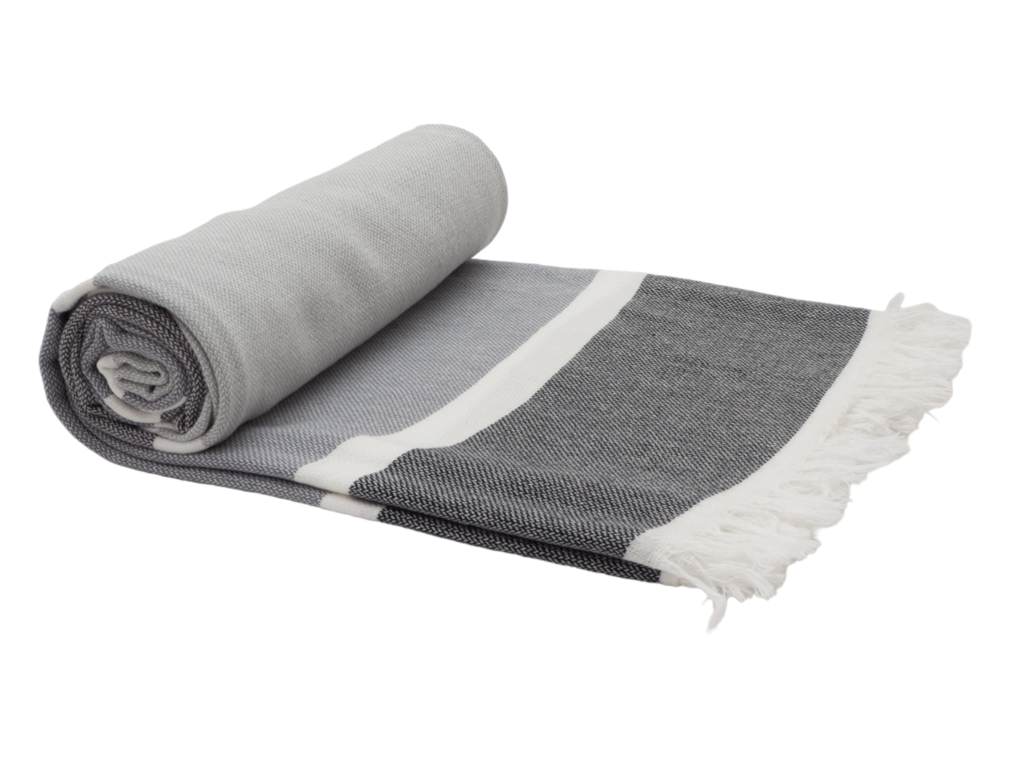 V164-SR3-91687-00 SORRENTO TURKISH COTTON TOWEL - MONOCHROME - Image 1