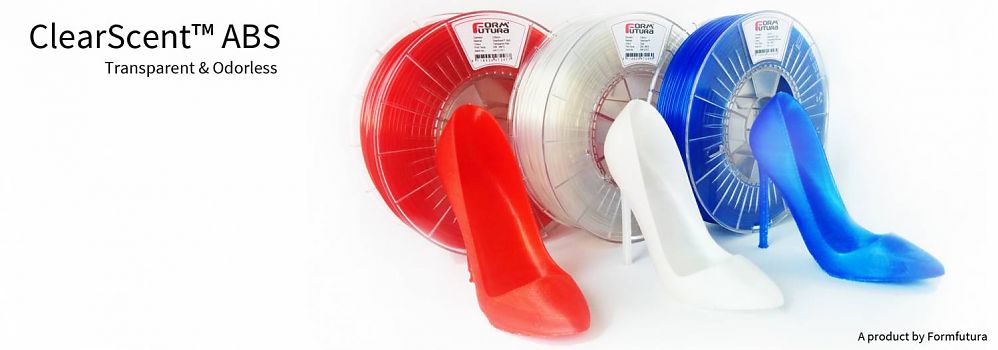 V177-175CLSC-DBLUE-0750-Banner__26641-00 ABS Filament ClearScent ABS 1.75mm Transparent Dark Blue 750 gram 3D Printer Filament - Image 1