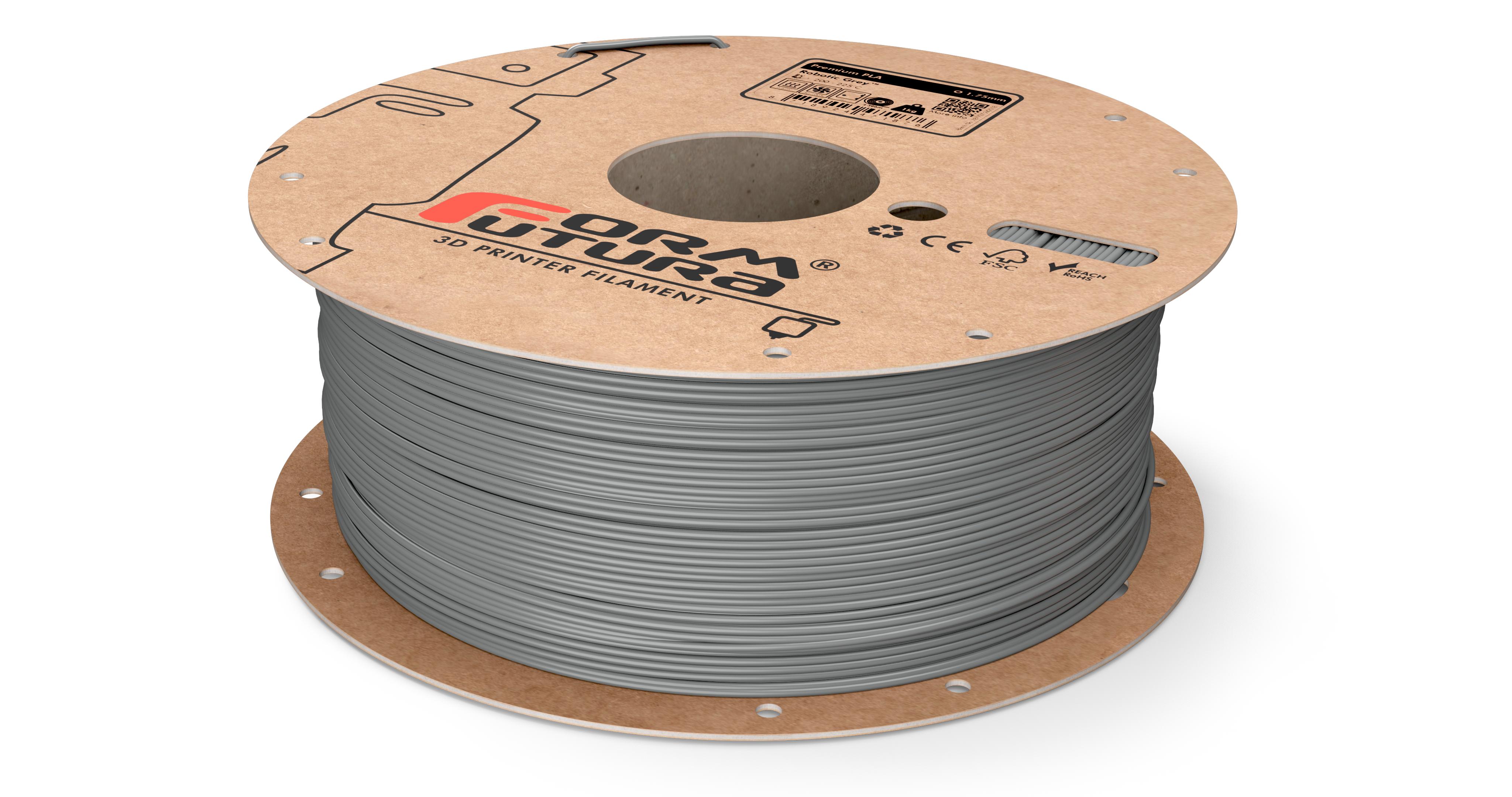 V177-175PPLA-ROBGRE-2300_Premium-PLA-Robotic-Grey-175-1000g__04223_1 PLA 3D Printer Filament Premium PLA 1.75mm Robotic Grey 2300 gram - Image 1