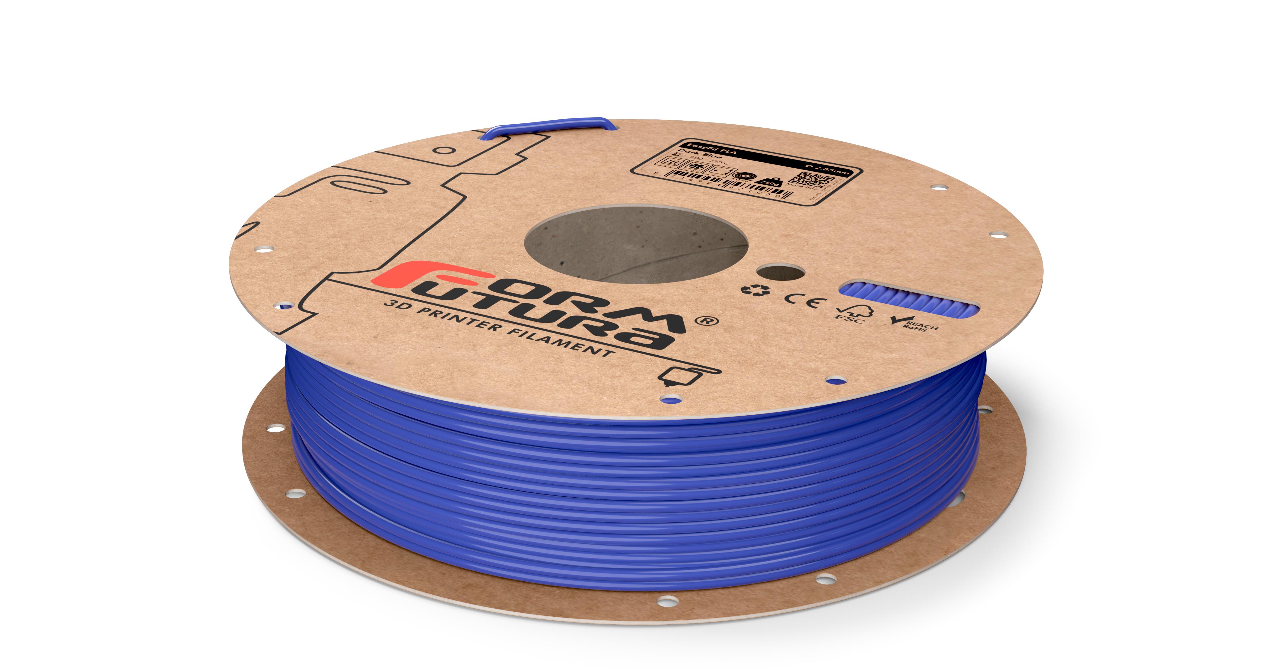 V177-285EPLA-DBLUE-0750_8718924471050_EasyFil-PLA-Dark-Blue-285-750g__61130_1 PLA Filament EasyFil PLA 2.85mm Dark Blue 750 gram 3D Printer Filament - Image 1
