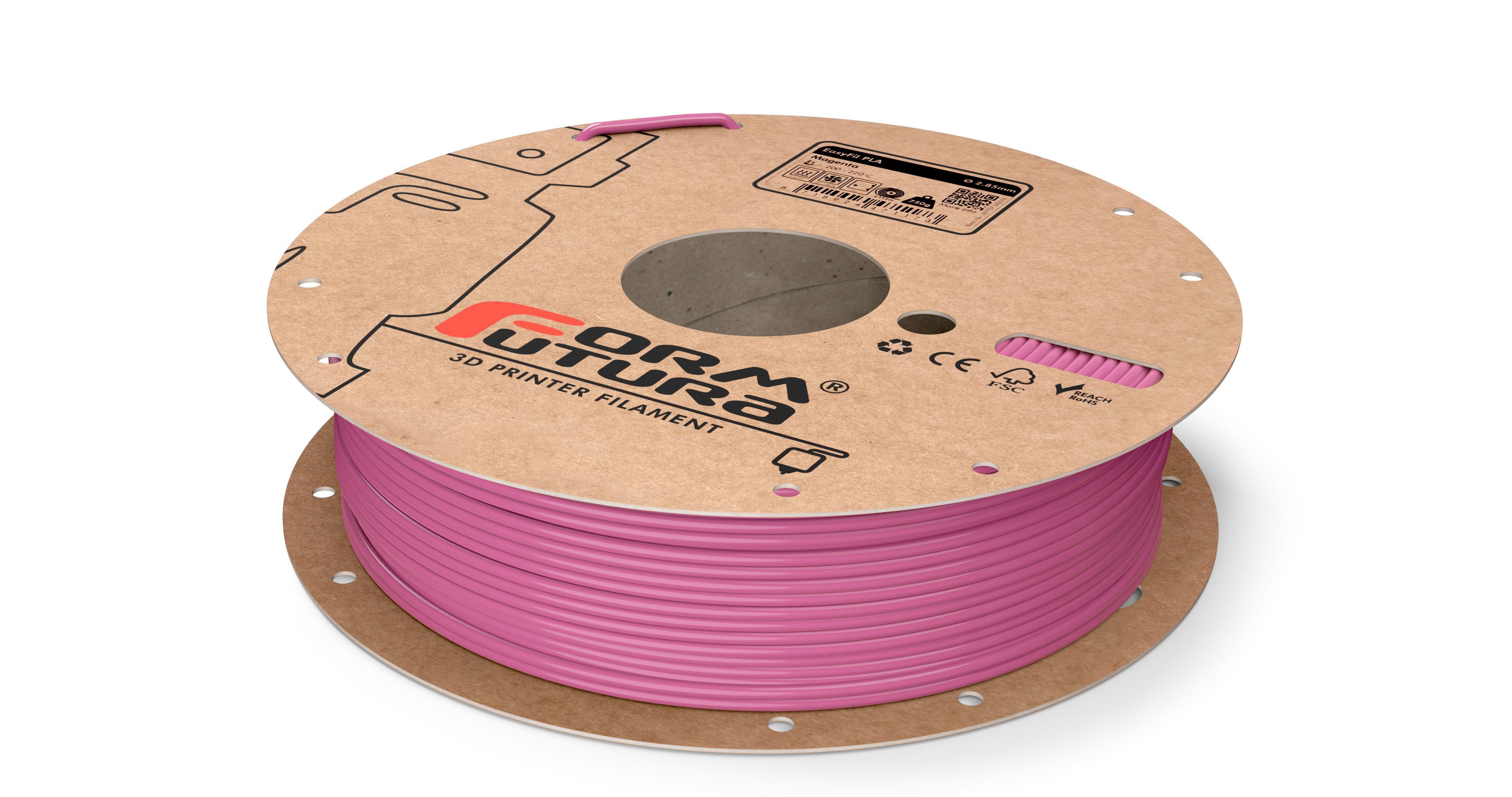 V177-285EPLA-MGNT-0750_EasyFil-PLA-Magenta-285-750g__43641_1 PLA Filament EasyFil PLA 2.85mm Magenta 750 gram 3D Printer Filament - Image 1