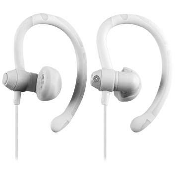V177-ACC_HPS90W-90-Sports-Earphone-White-image__01353-00 Moki 90° Sports White Earphones - Image 1