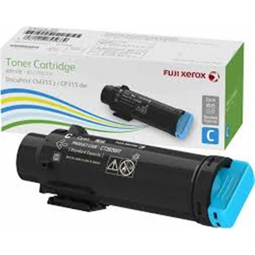 V177-AL-FXCT202607_FXCT202607__93031_1 FUJIFILM FUJI XEROX CT202607 STD CYAN TONER CARTRIDGE 3K DPCP315 DPCM315 - Image 1