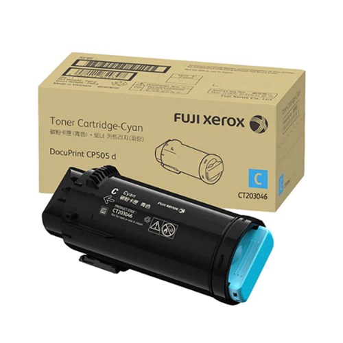 V177-AL-FXCT203046_FXCT203046__55242_1 FUJIFILM FUJI XEROX CT203046 CYAN HIGH YIELD TONER 11K FOR DPCP505D - Image 1
