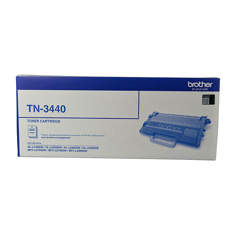 V177-D-BN3440_uc__47323_1 Brother TN-3440 Mono Laser Toner - High Yield - HL-L5100DN, L5200DW, L6200DW, L6400DW & MFC-L5755DW, L6700DW, L6900DW up to 8000 pages - Image 1
