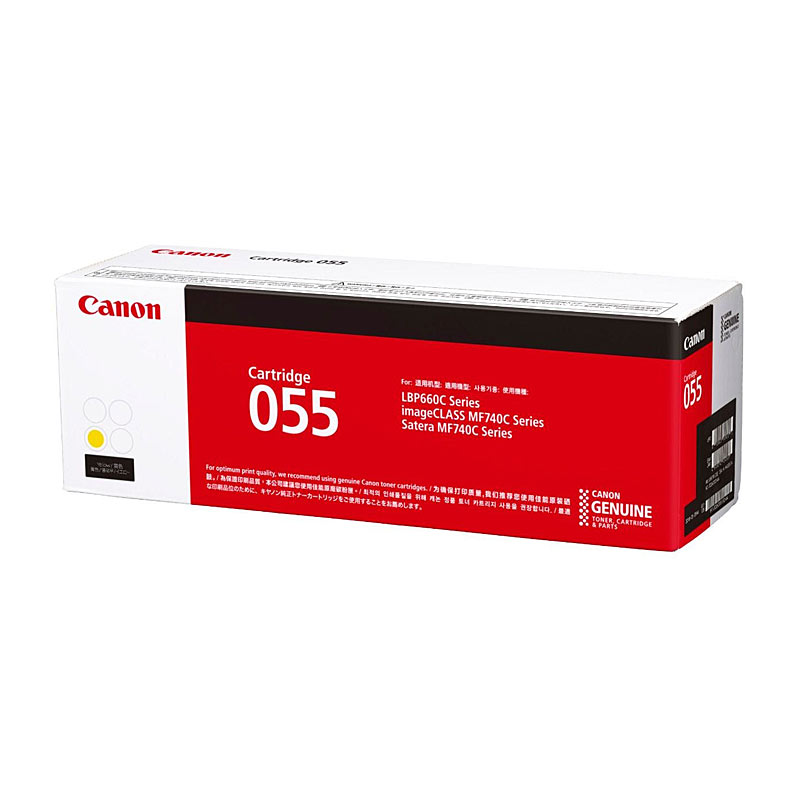 V177-D-CART055Y_uc__35374_1 CANON Cartridge055 Yellow Toner - Image 1