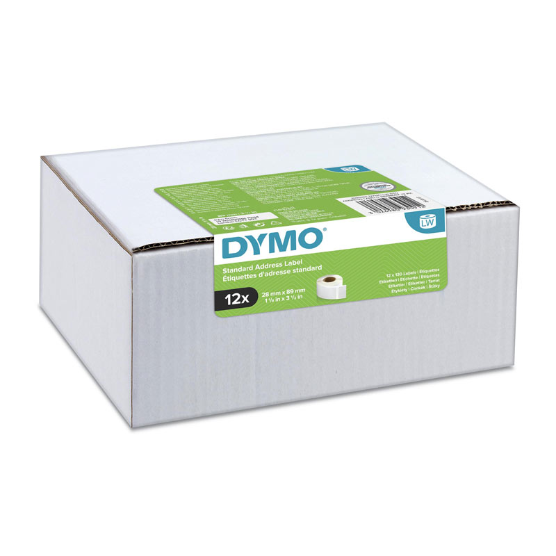 V177-D-DY2093091_uc__58533_1 DYMO LW Std Address Label 28X89mm Pack of 12 - Image 1