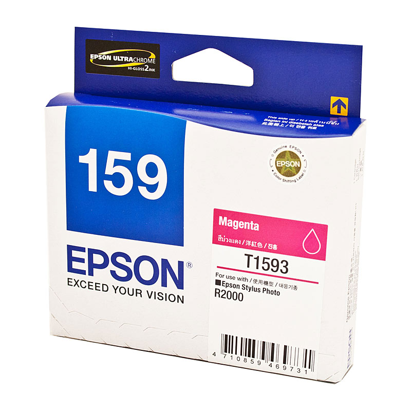 V177-D-E1593_uc__30605_1 EPSON 159 Magenta Ink Cartridge Suits R2000 Printer - Image 1