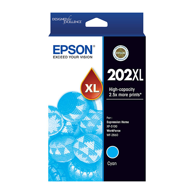 V177-D-E202CXL_uc__57970_1 EPSON 202XL Cyan Ink Cartridge - Image 1