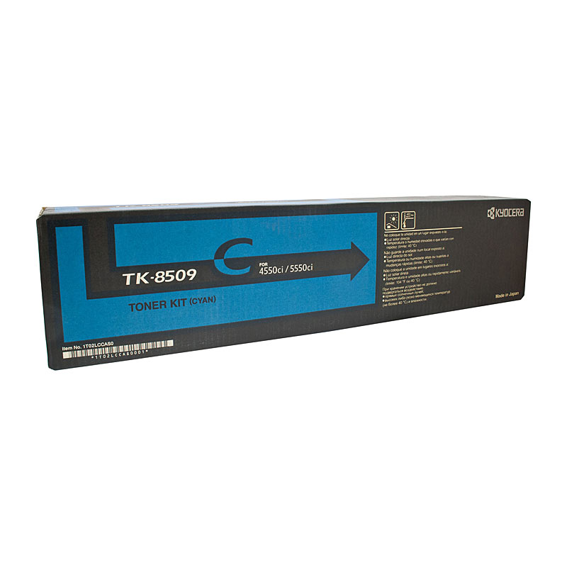 V177-D-K8509C-uc__15713-00 KYOCERA TK8509C Cyan Toner - Image 1