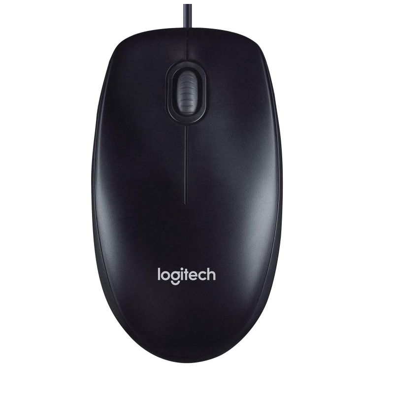 V177-D-LOGM90_uc__33312_1 Logitech M90 USB Wired Optical Mouse 1000 DPI for PC Laptop Mac Full Size Comfort smooth moverL - Image 1
