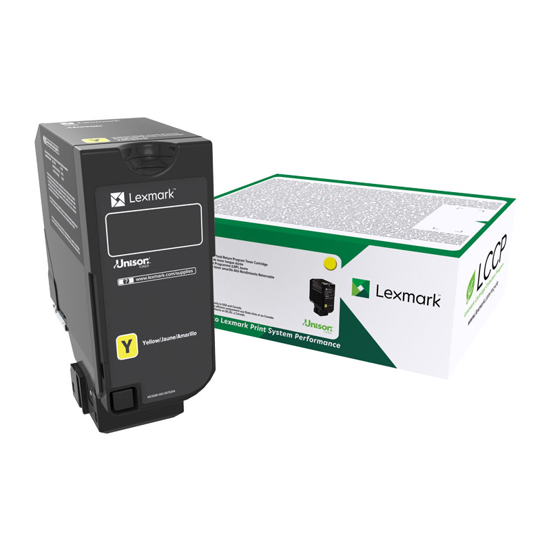 V177-D-LX746Y-uc__62010-00 LEXMARK 74C60Y0 Yellow Toner - Image 1