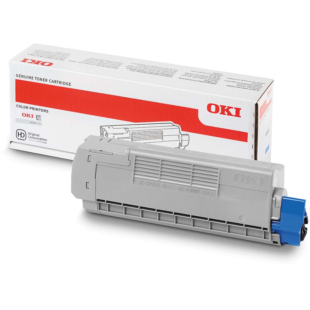 V177-D-O612C-c612_toner__98319-00 OKI C612 Cyan Toner - Image 1