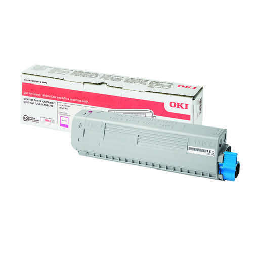 V177-D-O834M-834mm__22370-00 OKI C834 Magenta Toner - Image 1