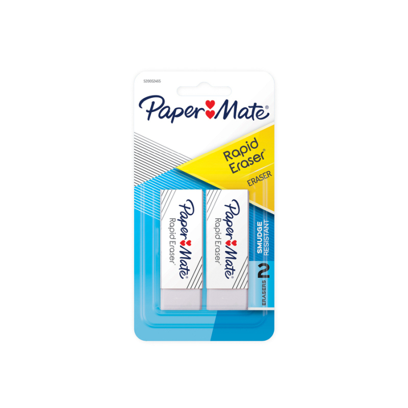 V177-D-PMS20052465-PMS20052465__81915-00_1 PAPER MATE Rapid Erase Eraser Pack of 2 Box of 12 - Image 1
