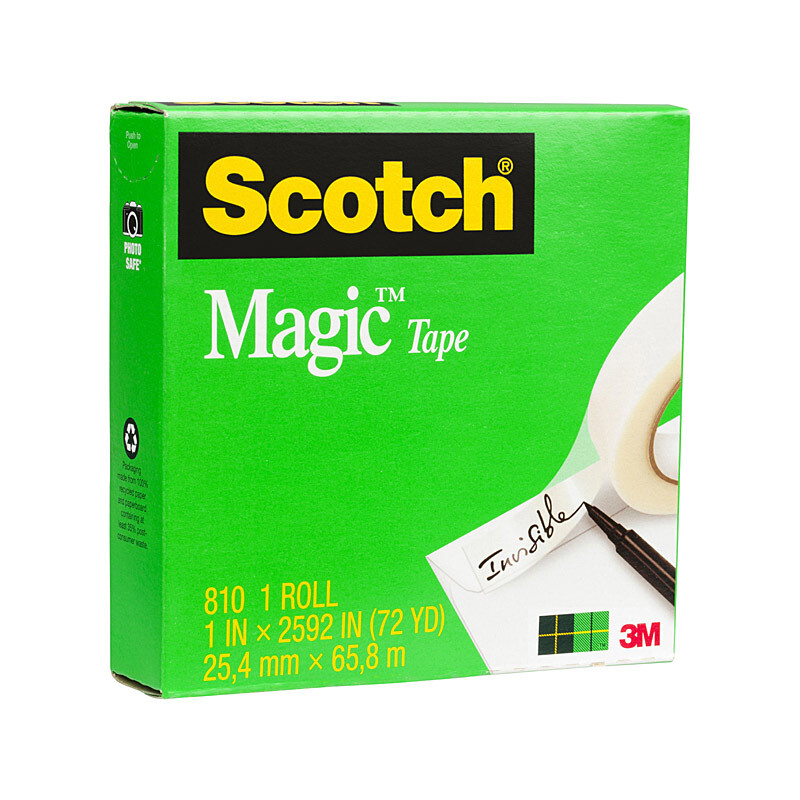 V177-D-SCT70016014444_SCT70016014444__26510_1 SCOTCH Magic Tape 810 25.4mm Box of d - Image 1