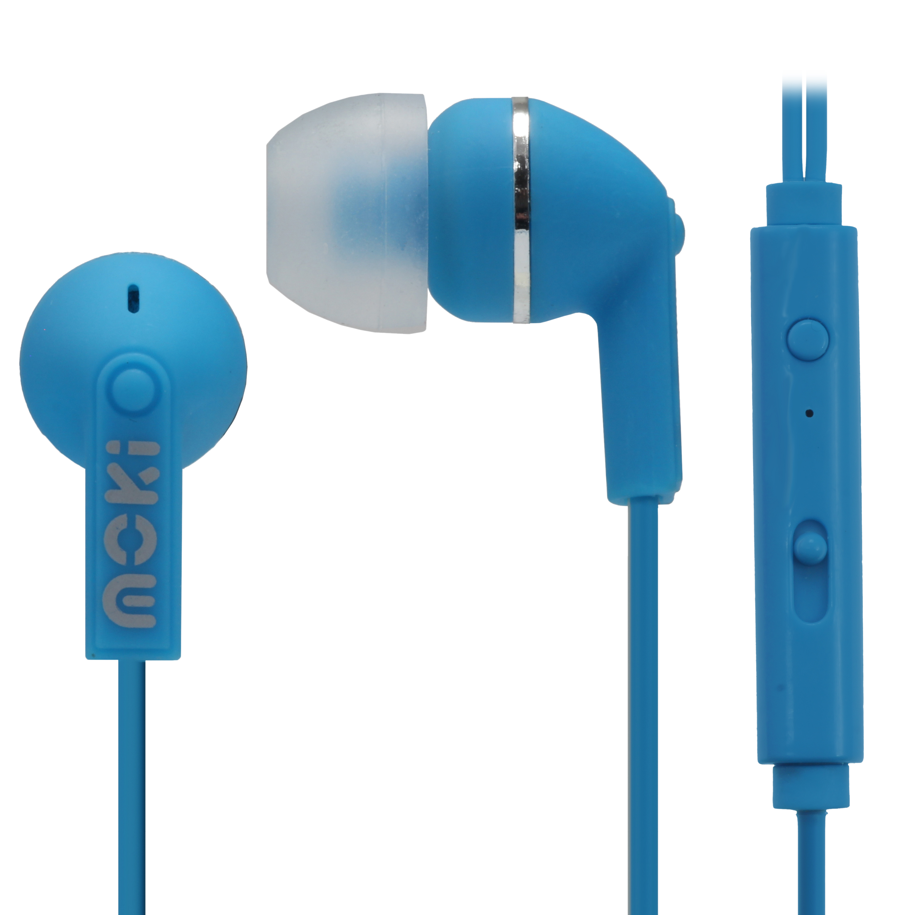 V177-HCBMB_ACC-HCBMB-00__64327_1 MOKI Noise Isolation Earbuds with microphone & control - BLUE - Image 1