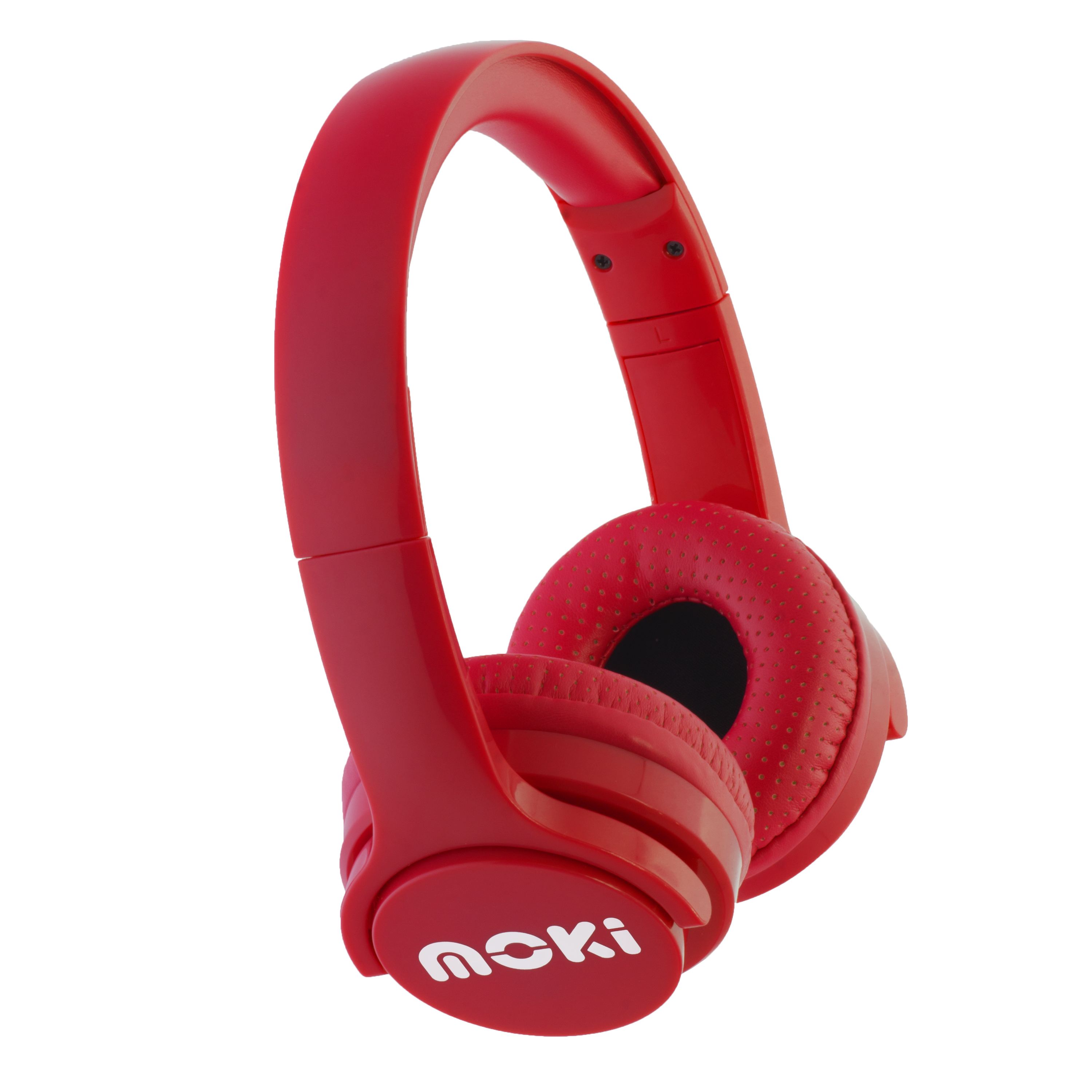 V177-HPBRIR-ACC-HPBRIR-00__76734-00 MOKI Brites Bluetooth Headphones Red - Image 1