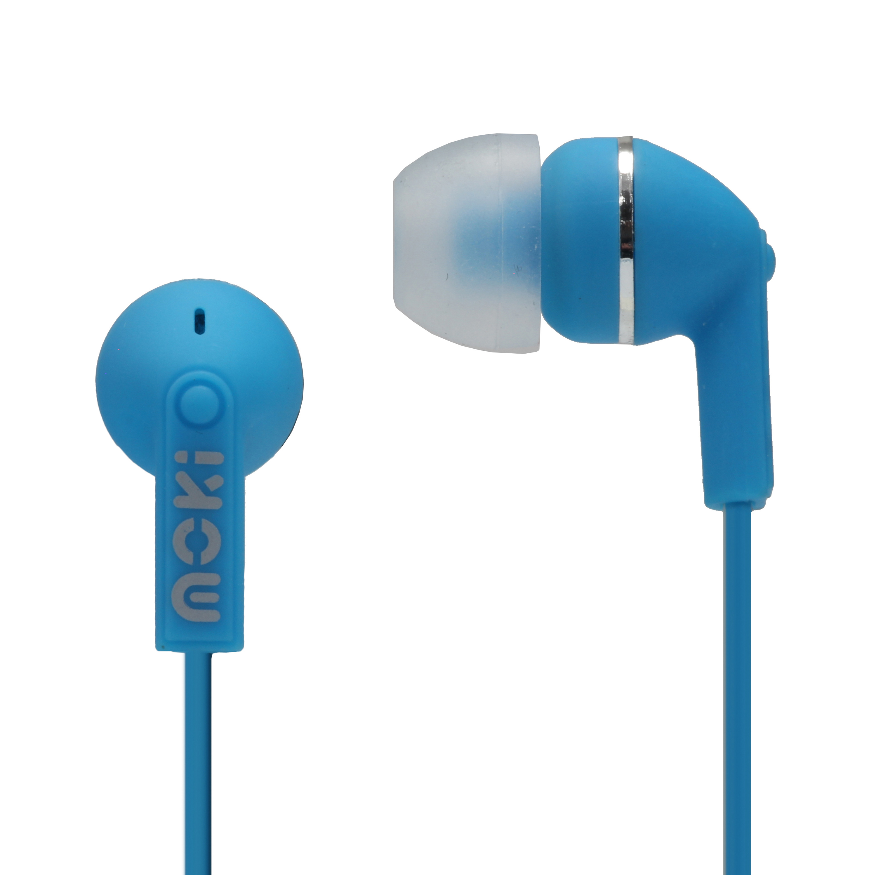 V177-HPDOTB-ACC-HPDOTB-00__21745-00 MOKI Dots Noise Isolation Earbuds - BLUE - Image 1