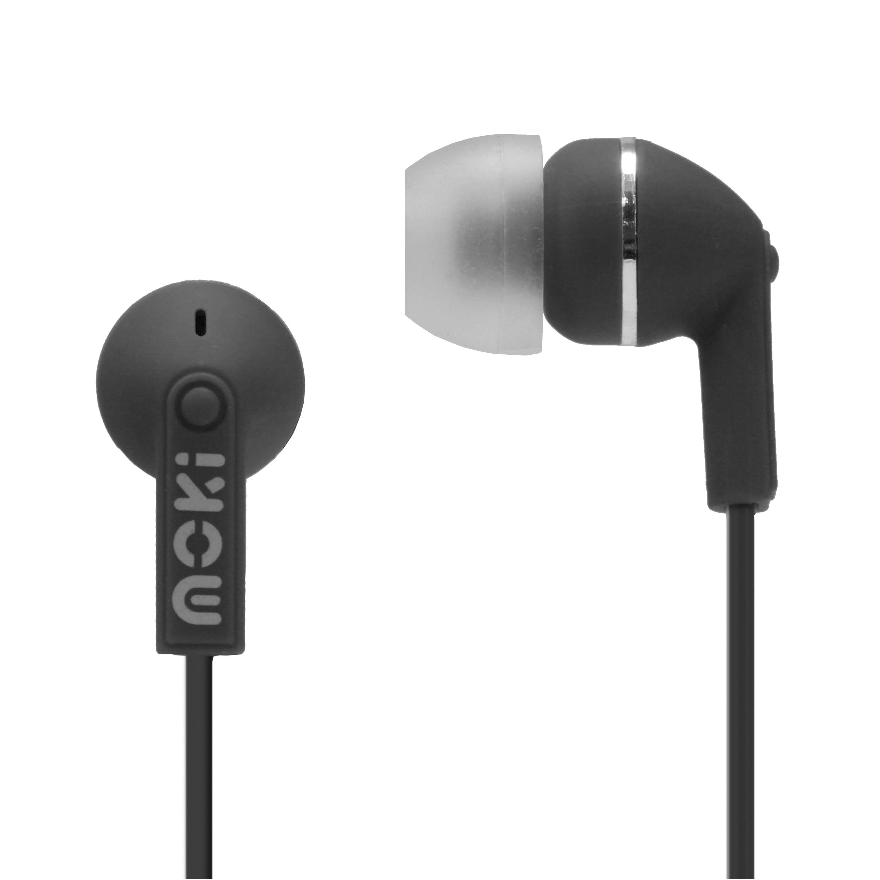 V177-HPDOTK-ACC-HPDOTK-00__57393-00 MOKI Dots Noise Isolation Earbuds - Black - Image 1