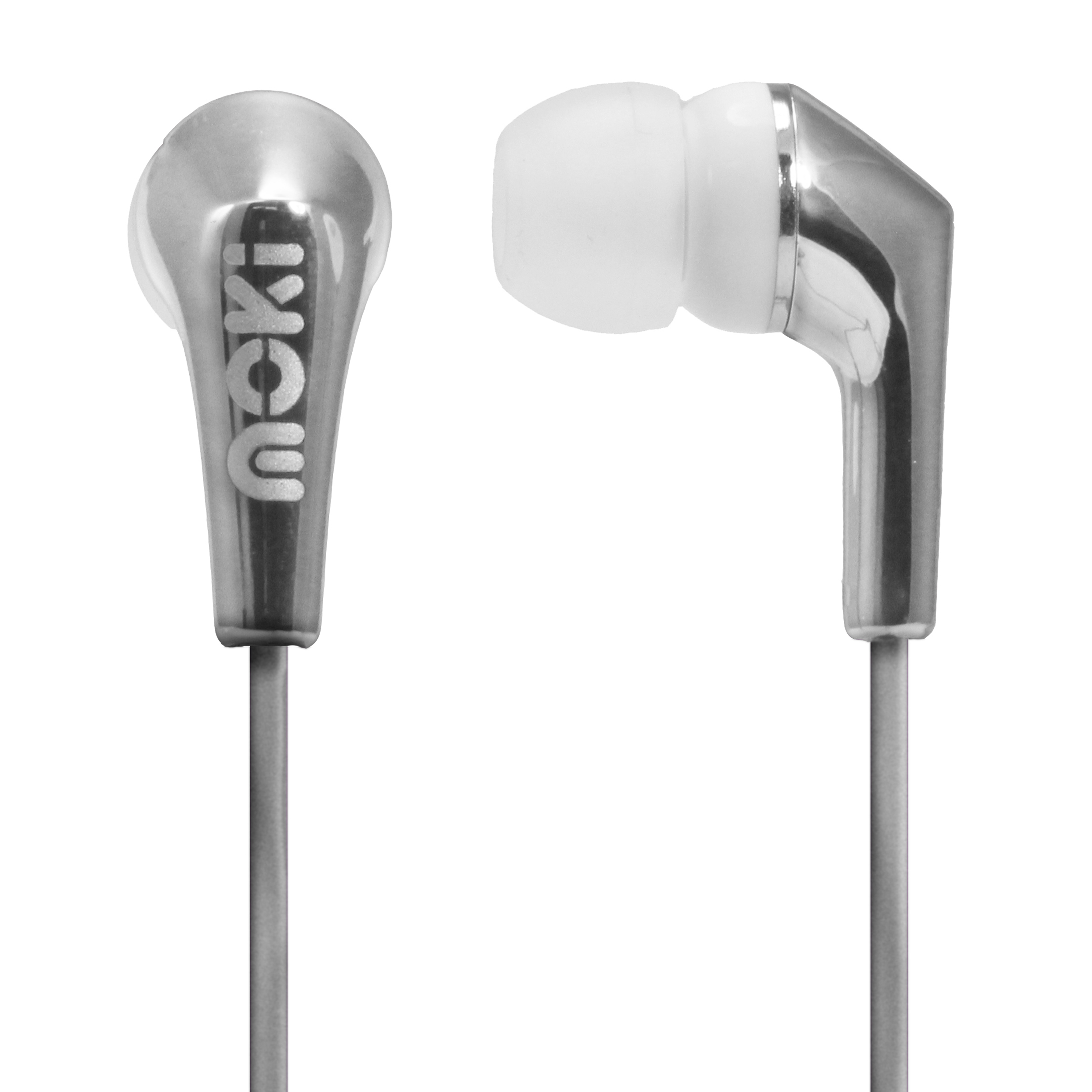 V177-HPMLCS-ACC-HPMLCS-00__84396-00 MOKI Metallics Earphone - SILVER - Image 1