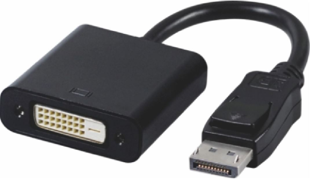 V177-L-AT-DPDVI-MF-ACTIVE_AT-DPDVI-MF-ACTIVE__44889_1 ASTROTEK DisplayPort DP to DVI Adapter Converter Male to Female Active Connector Cable 15cm - 20 pins to 24+1 pins EYEfinity 6xDisplays CBA-GC-ACTDP - Image 1